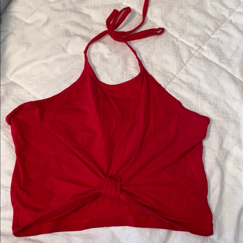Halter neck crop top